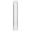 buede gabionkurve 13 stk. 200x30x180/200 cm galvaniseret jern