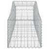 buede gabionkurve 12 stk. 200x50x40/60 cm galvaniseret jern