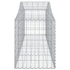 buede gabionkurve 11 stk. 200x50x60/80 cm galvaniseret jern