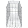buede gabionkurve 13 stk. 200x50x60/80 cm galvaniseret jern