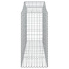 buede gabionkurve 10 stk. 200x50x100/120 cm galvaniseret jern