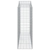 buede gabionkurve 14 stk. 200x50x140/160 cm galvaniseret jern
