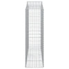 buede gabionkurve 13 stk. 200x50x160/180 cm galvaniseret jern