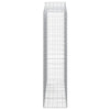 buede gabionkurve 2 stk. 200x50x200/220 cm galvaniseret jern