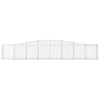 buede gabionkurve 20 stk. 400x30x60/80 cm galvaniseret jern