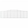 buede gabionkurve 20 stk. 400x30x100/120 cm galvaniseret jern