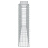 buede gabionkurve 15 stk. 400x30x120/140 cm galvaniseret jern