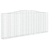 buede gabionkurve 10 stk. 400x30x160/180 cm galvaniseret jern