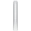 buede gabionkurve 3 stk. 400x30x200/220 cm galvaniseret jern