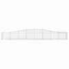 buede gabionkurve 10 stk. 400x50x40/60 cm galvaniseret jern