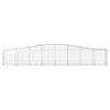 buede gabionkurve 10 stk. 400x50x60/80 cm galvaniseret jern