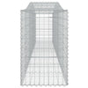 buede gabionkurve 15 stk. 400x50x80/100 cm galvaniseret jern
