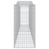 buede gabionkurve 15 stk. 400x50x100/120 cm galvaniseret jern
