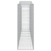 buede gabionkurve 20 stk. 400x50x140/160 cm galvaniseret jern