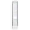 buede gabionkurve 6 stk. 400x50x220/240 cm galvaniseret jern