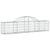 buede gabionkurve 10 stk. 200x30x40/60 cm galvaniseret jern