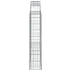 buede gabionkurve 7 stk. 200x30x140/160 cm galvaniseret jern