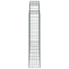 buede gabionkurve 14 stk. 200x30x140/160 cm galvaniseret jern