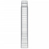 buede gabionkurve 2 stk. 200x30x180/200 cm galvaniseret jern