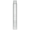 buede gabionkurve 3 stk. 200x30x200/220 cm galvaniseret jern
