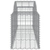 buede gabionkurve 11 stk. 200x50x60/80 cm galvaniseret jern