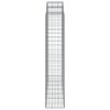 buede gabionkurve 10 stk. 200x50x200/220 cm galvaniseret jern