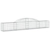 buede gabionkurve 10 stk. 300x30x40/60 cm galvaniseret jern