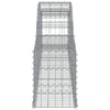 buede gabionkurve 10 stk. 300x30x40/60 cm galvaniseret jern