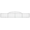buede gabionkurve 13 stk. 300x30x40/60 cm galvaniseret jern