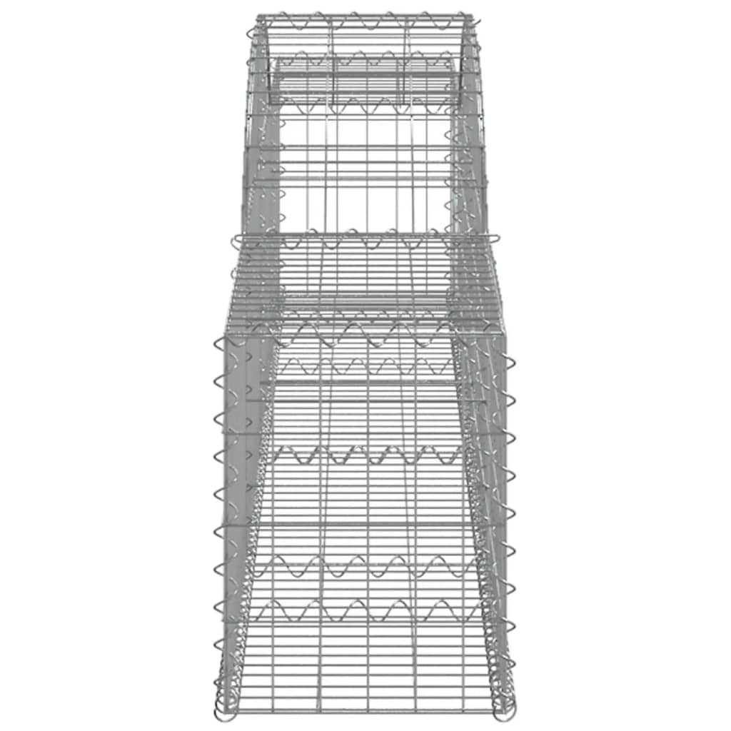 buede gabionkurve 13 stk. 300x30x40/60 cm galvaniseret jern