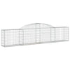 buede gabionkurve 8 stk. 300x30x60/80 cm galvaniseret jern