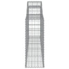 buede gabionkurve 11 stk. 300x30x80/100 cm galvaniseret jern