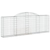 buede gabionkurve 10 stk. 300x30x100/120 cm galvaniseret jern