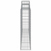 buede gabionkurve 9 stk. 300x30x120/140 cm galvaniseret jern