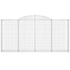 buede gabionkurve 11 stk. 300x30x140/160 cm galvaniseret jern