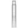 buede gabionkurve 3 stk. 300x30x160/180 cm galvaniseret jern