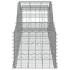 buede gabionkurve 7 stk. 300x50x40/60 cm galvaniseret jern