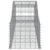 buede gabionkurve 10 stk. 300x50x40/60 cm galvaniseret jern
