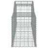 buede gabionkurve 11 stk. 300x50x60/80 cm galvaniseret jern
