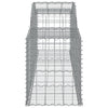buede gabionkurve 13 stk. 300x50x60/80 cm galvaniseret jern