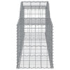 buede gabionkurve 15 stk. 300x50x60/80 cm galvaniseret jern