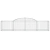 buede gabionkurve 20 stk. 300x50x60/80 cm galvaniseret jern