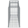 buede gabionkurve 10 stk. 300x50x80/100 cm galvaniseret jern