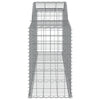 buede gabionkurve 11 stk. 300x50x80/100 cm galvaniseret jern