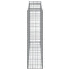 buede gabionkurve 13 stk. 300x50x180/200 cm galvaniseret jern