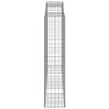 buede gabionkurve 6 stk. 300x50x200/220 cm galvaniseret jern