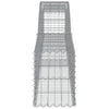 buede gabionkurve 15 stk. 400x30x40/60 cm galvaniseret jern