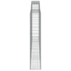 buede gabionkurve 8 stk. 400x30x160/180 cm galvaniseret jern