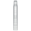 buede gabionkurve 10 stk. 400x30x180/200 cm galvaniseret jern