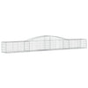 buede gabionkurve 6 stk. 400x50x40/60 cm galvaniseret jern